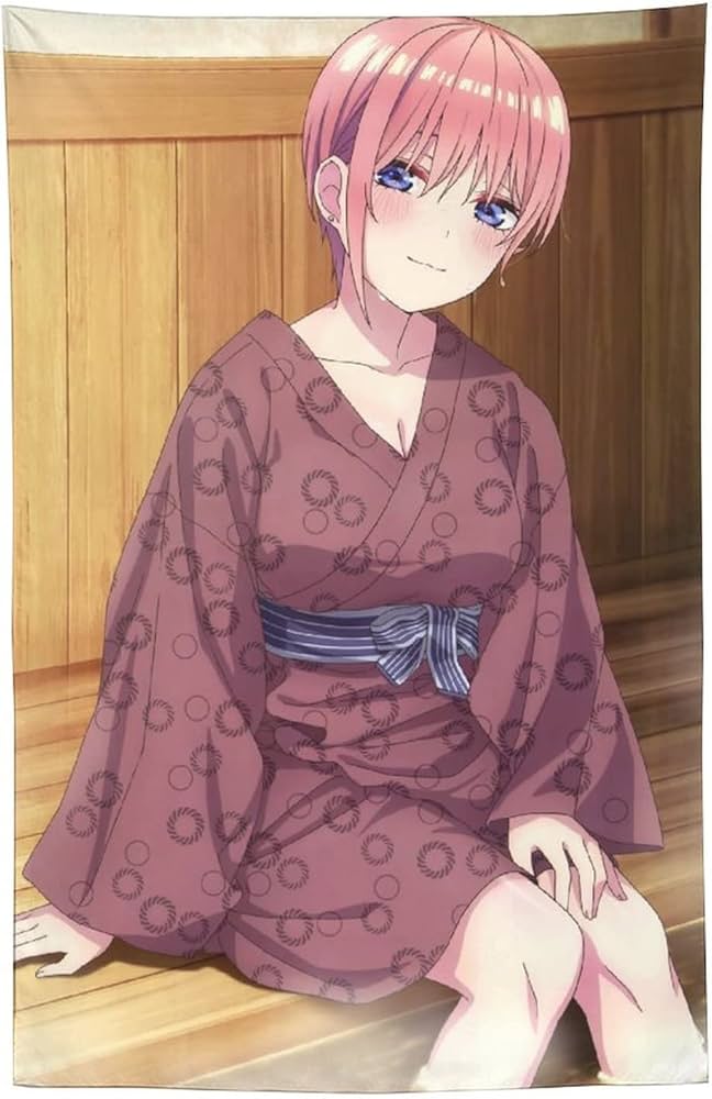 五等分の花嫁　中野一花　タペストリー53本セット Amazon.co.jp: 五等分の花嫁 中野一花 タペストリー 写真の背景ライブ